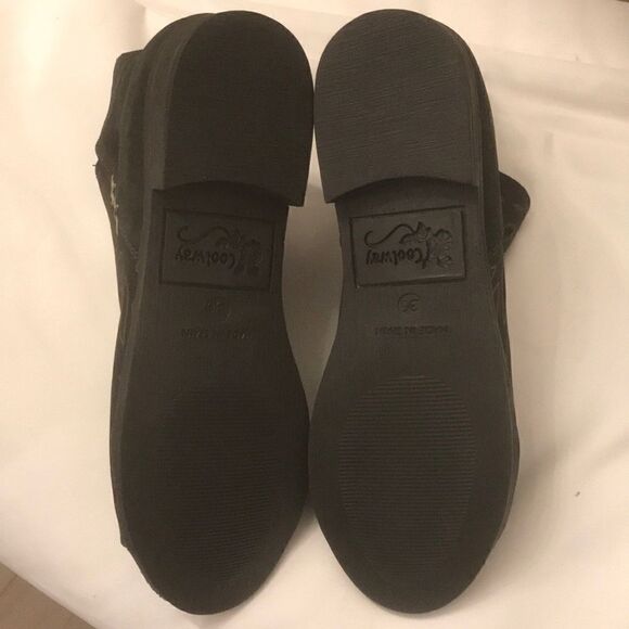 COOLWAY BLACK AND LIGHT BROWN SHOOTIES. NEW - Picture 6 of 7